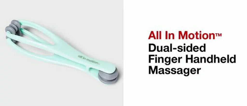 Dual-sided Finger Handheld Massager - All In Motion™: Polypropylene & TPR Material