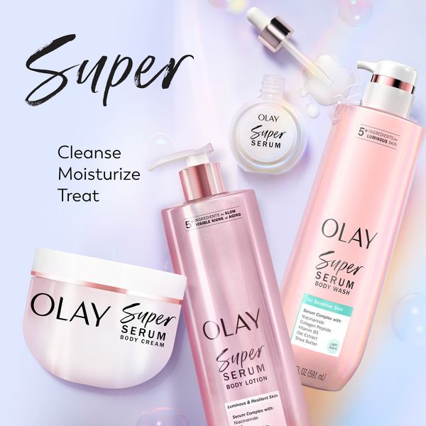 Olay Super Serum Complex for Luminous Skin Body Wash for Sensitive Skin - 20 fl oz