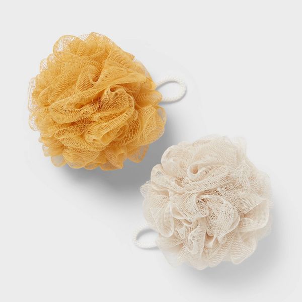 Bath Sponge 50g - Cream & Gold - up&up™