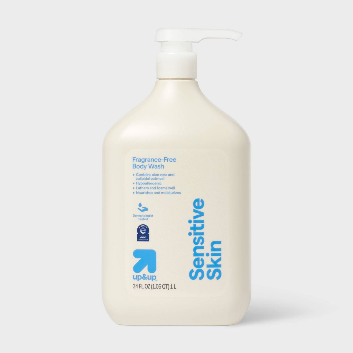 Sensitive Skin Body Wash - Eczema Seal - Fragrance Free - 22 fl oz - up&up™