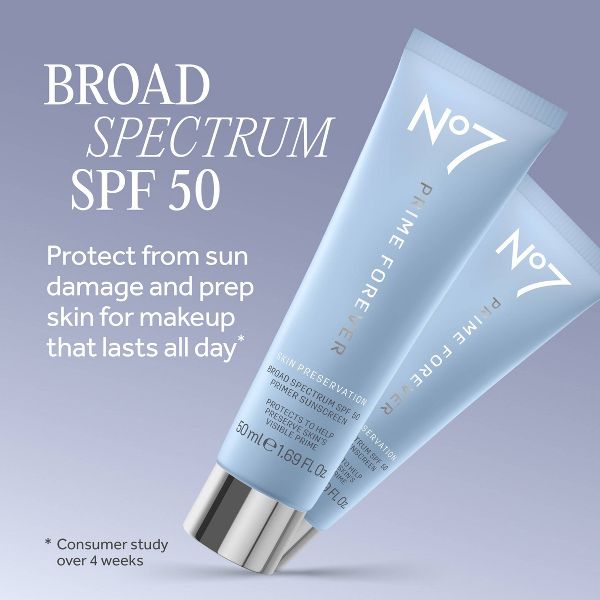 No7 Prime Forever Primer SPF 50 - 1.69oz