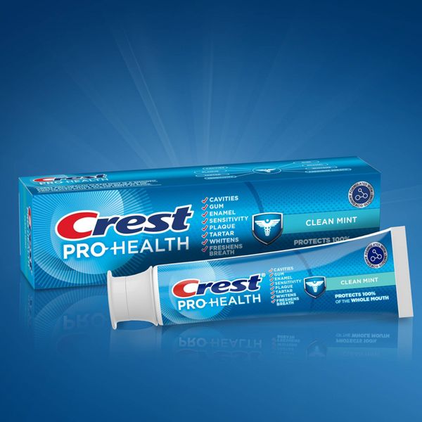 Crest Pro-Health Clean Mint Tarter Control Whitening Toothpaste - 4.3oz/2pk