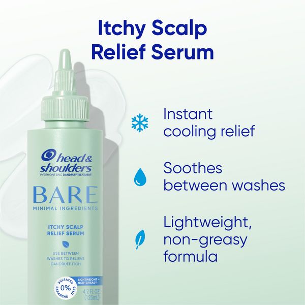 Head & Shoulders Bare Itchy Scalp Relief Shampoo - 4.2oz