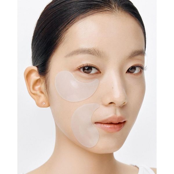 Terez & Honor Caffeine Hyaluronic Acid Eye Gel Patch Korean Skincare - 30 pairs - Puffiness Reduction, Hydration Improved, Vegan, Unscented