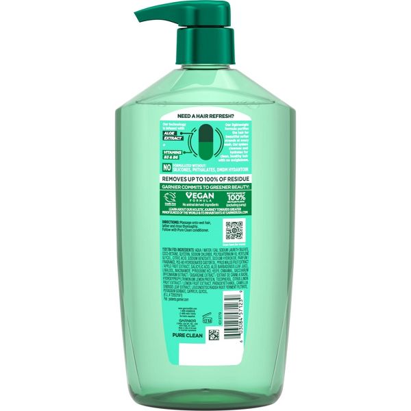 Garnier Fructis Pure Clean Aloe Extract Fortifying Shampoo - 33.8 fl oz
