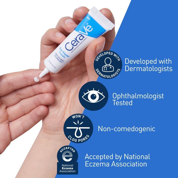 CeraVe Under Eye Cream Repair for Dark Circles and Puffiness - .5oz