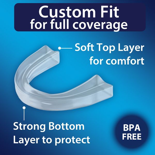 DenTek Professional-Fit Dental Guard for Nighttime Teeth Grinding with Guard, Fitting Tray, & Storage Case