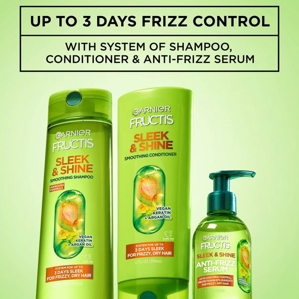 Garnier Fructis Sleek & Shine Anti-Frizz Serum - 5.1 fl oz