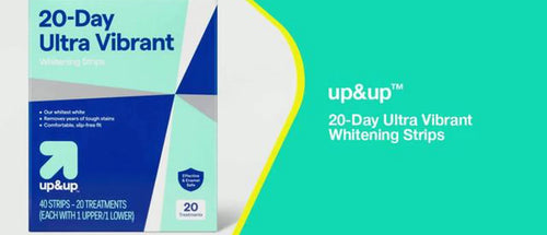 20-Day Ultra Vibrant Whitening Strips - up&up™