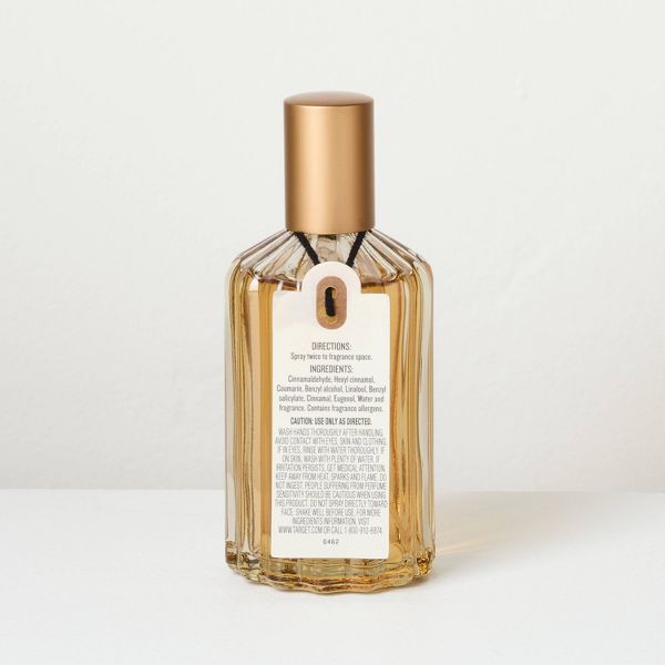 Ribbed Colored Glass Bergamot Room Spray 4.05 fl oz - Hearth & Hand™ with Magnolia