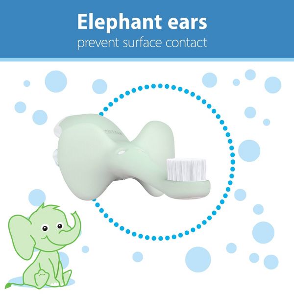 Dr. Brown's Infant Toothbrush and Toothpaste - Elephant Strawberry