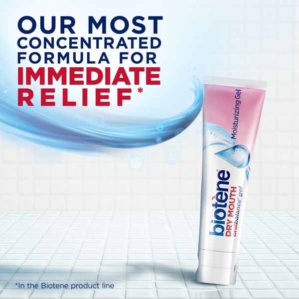 Biotene OralBalance Travel Size Moisturizing Flavor-Free Dry Mouth Gel - 1.5oz
