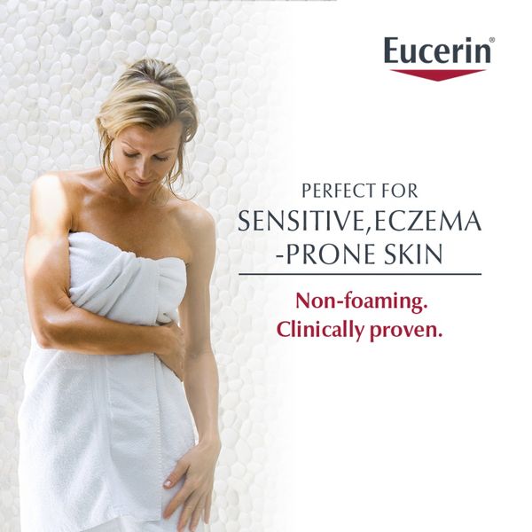 Eucerin Eczema Relief Cream & Body Wash Gentle Cleanser - Unscented - 13.5 fl oz