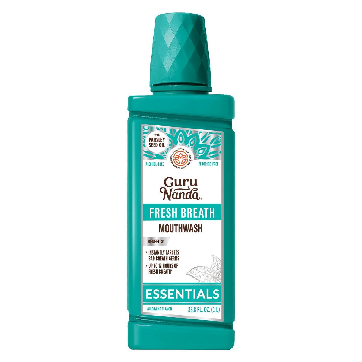 GuruNanda Fresh Breath Mouthwash - 1L