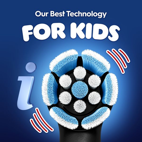 Oral-B iO Kids Spider-Man Limited Rechargeable Powered Electric Toothbrush with Brush Head