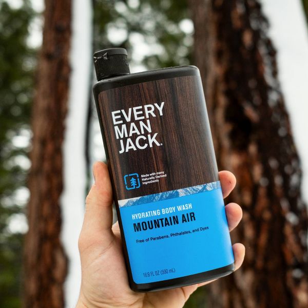 Every Man Jack Mountain Air 16.9 fl oz Body Wash + 2 Pack/3oz Each Deodorant