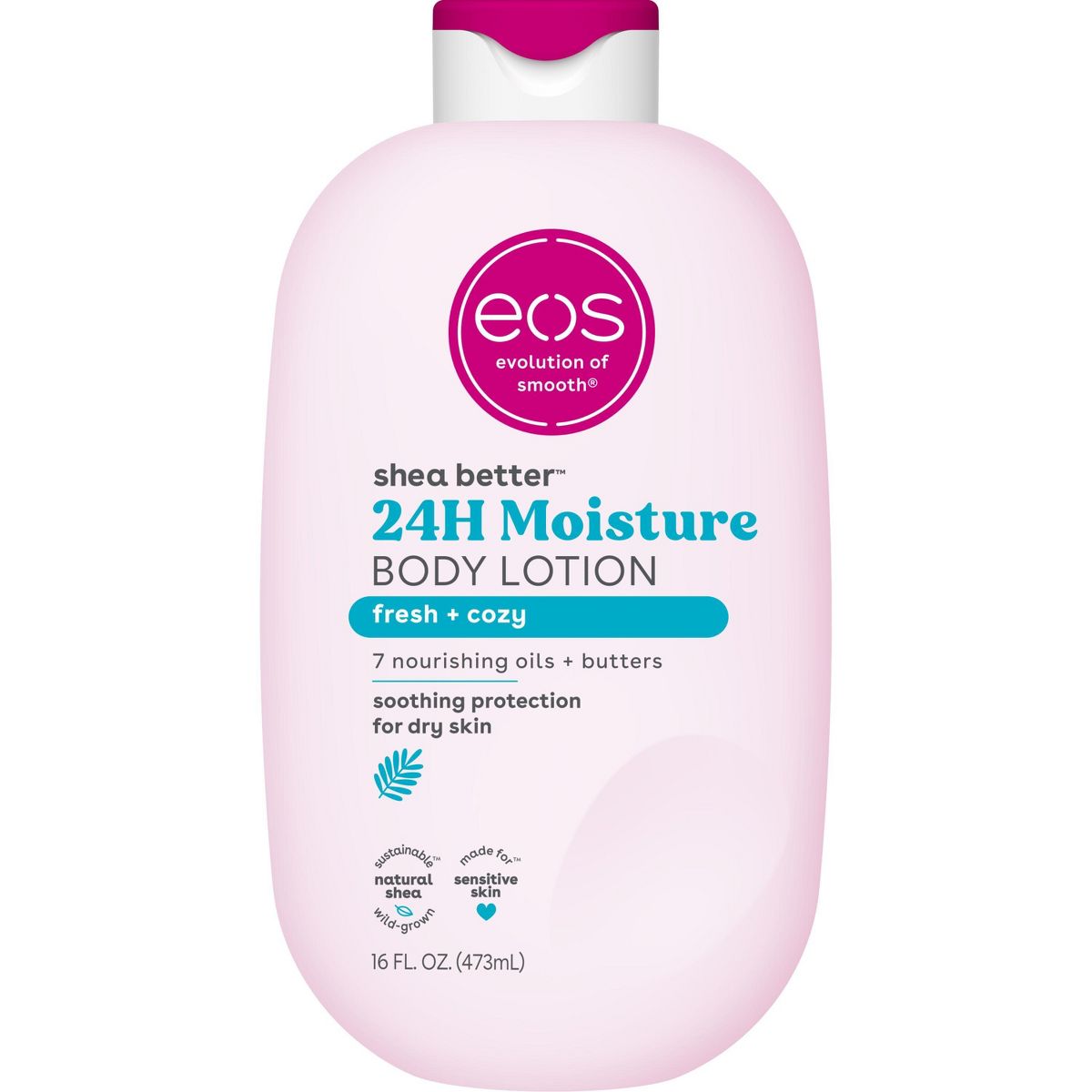 eos Shea Better 24H Moisture Body Lotion - Fresh & Cozy - 16 fl oz