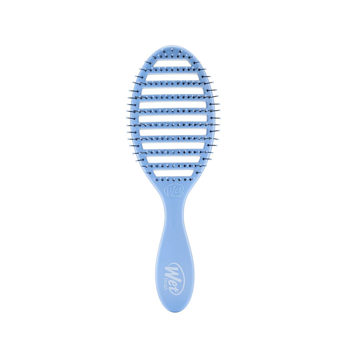 Wet Brush Speed Dry Detangler Hair Brush for Quick Heat Drying Styles - Frost Pink