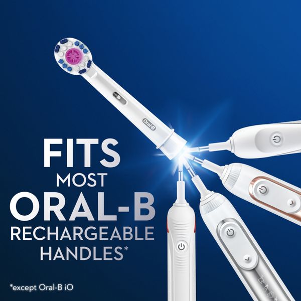 Oral-B 3D White X-Filament Replacement Brush Heads - 3ct