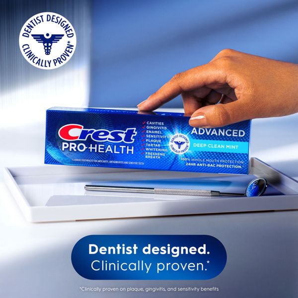 Crest Pro-Health Advanced Deep Clean Fluoride Toothpaste - Mint - 5.1oz/2ct