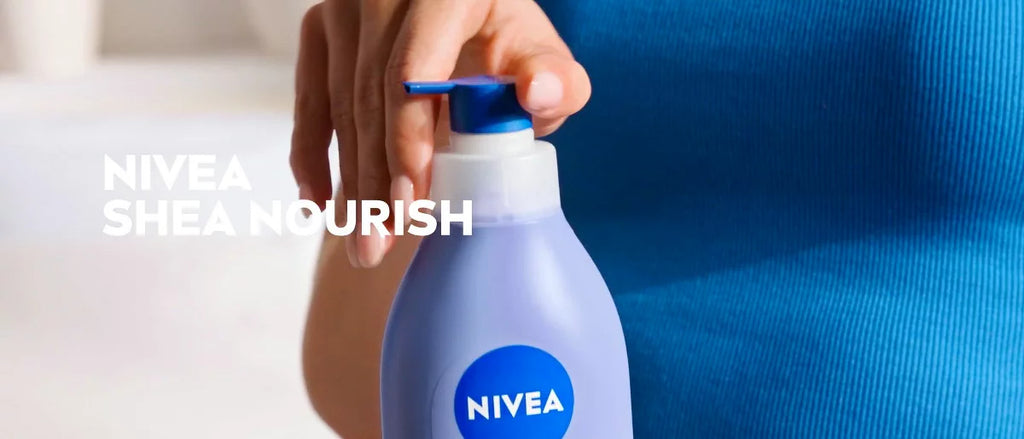 NIVEA Shea Nourish Dry Skin Body Lotion with Shea Butter - 16.9 fl oz