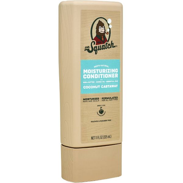 DR. SQUATCH Men's Natural Conditioner - Coconut Castaway - 11 fl oz