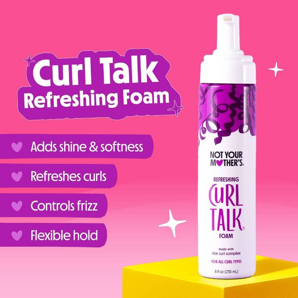 Not Your Mother's Curl Talk Refreshing Curl Foam - 8 fl oz