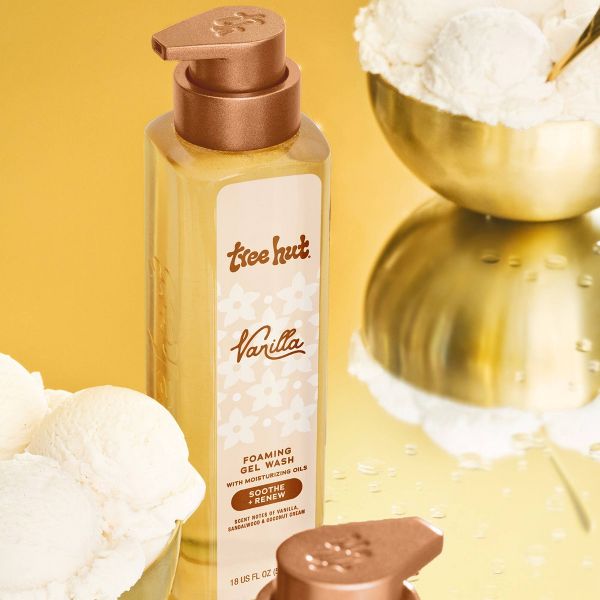 Tree Hut Foaming Gel Body Wash - Vanilla - 18 fl oz