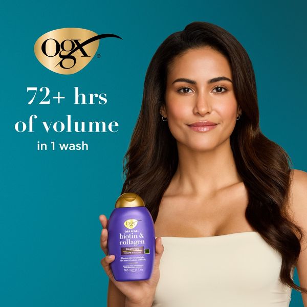 OGX Thick & Full + Biotin & Collagen Shampoo for Thin Hair - 13 fl oz