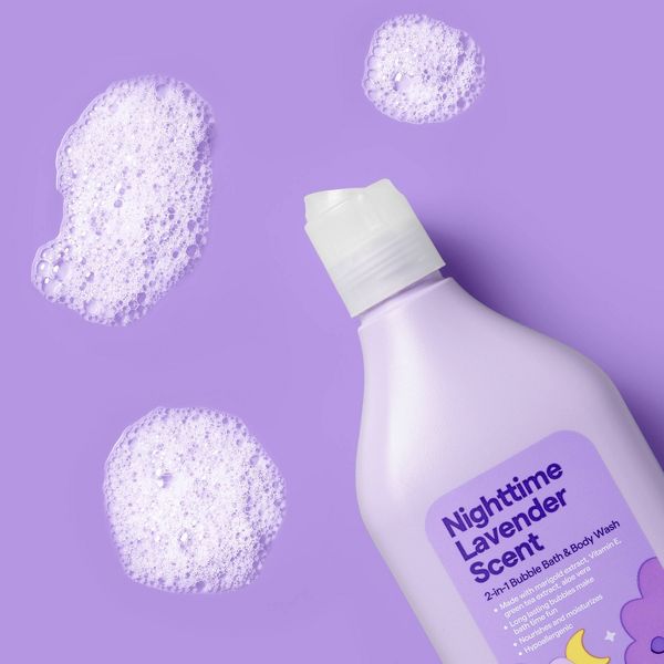 Kids' Bubble Bath + Body Wash - Night Time Lavender - 20 fl oz - up&up™
