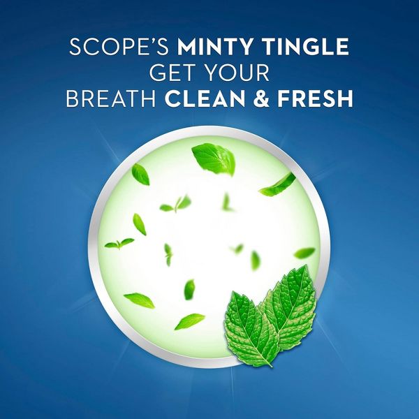 Crest Plus Scope Classic Mint Mouthwash for Fresh Breath and Oral Hygiene Care, 8.45 Oz