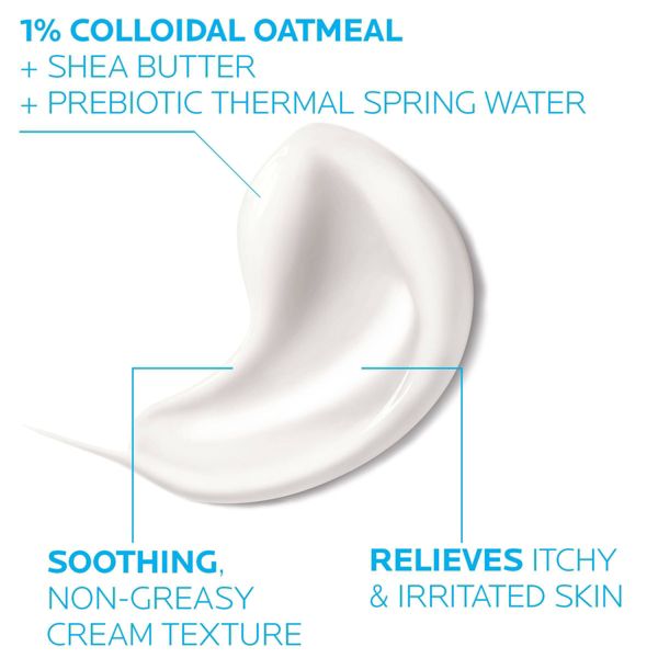 La Roche Posay Lipikar Eczema Soothing Relief Body & Face Cream Unscented - 6.76 fl oz
