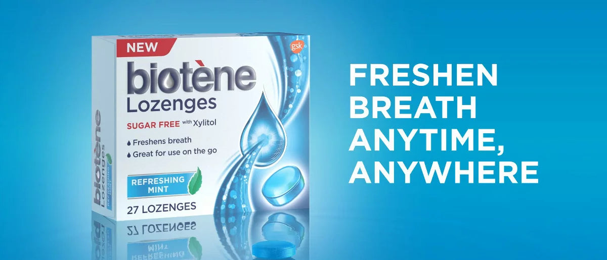 Biotene Base Oral Care Refreshing Mint Lozenges - 27ct
