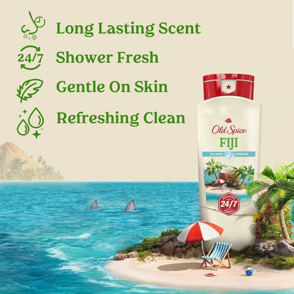 Old Spice Men's Body Wash - Fresh/Tropical Scent - 18 fl oz