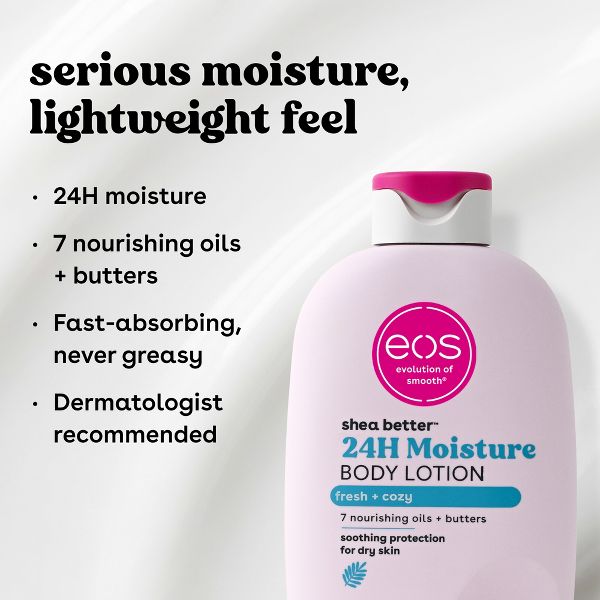 eos Shea Better 24H Moisture Body Lotion - Fresh & Cozy - 16 fl oz
