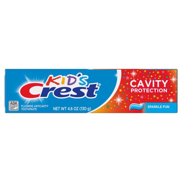 Crest Kid's Cavity Protection Toothpaste, Sparkle Fun Flavor, 4.6 oz