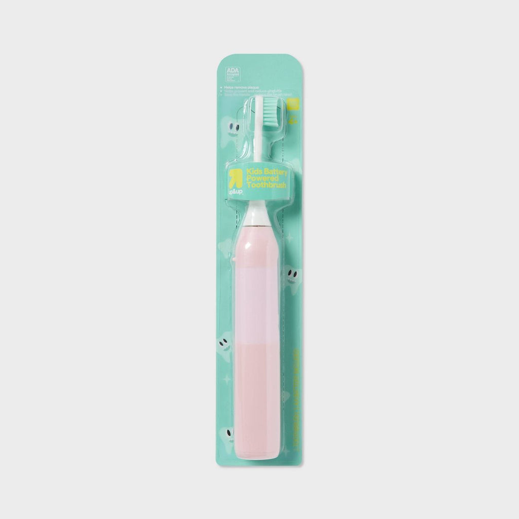 Kids' Battery Powered Electric Toothbrush - Light Pink - up&up™
