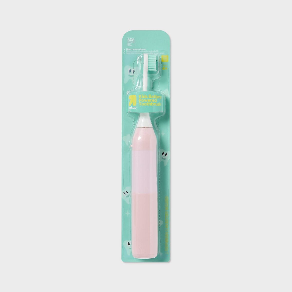 Kids' Battery Powered Electric Toothbrush - Light Pink - up&up™