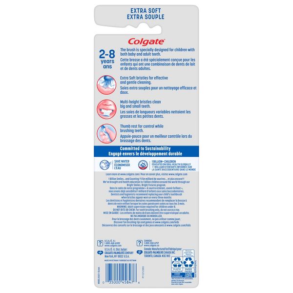 Colgate Kids' Ocean Explorer Manual Toothbrush Extra Soft - 4ct