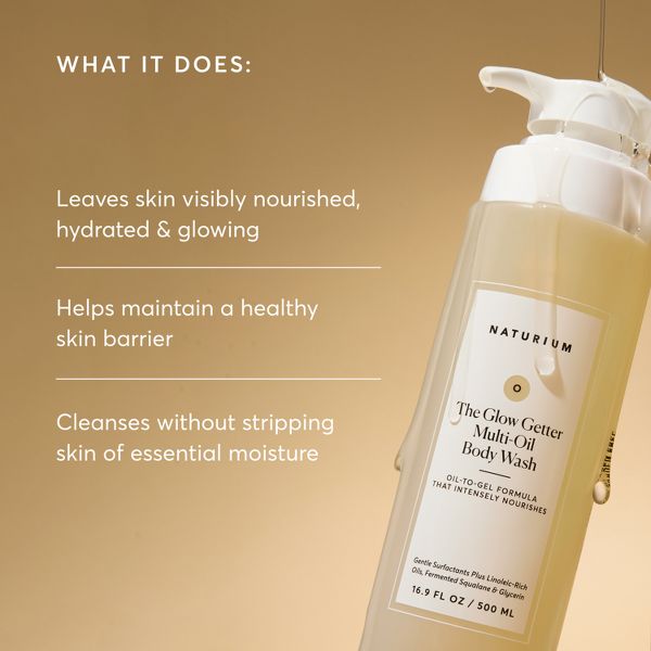 Naturium The Glow Getter Multi-Oil Hydrating Body Wash - 16.9 fl oz