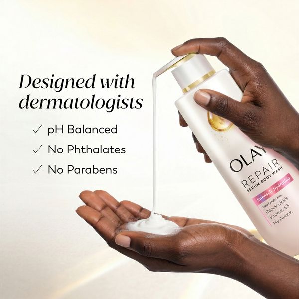 Olay Cleansing & Nourishing Body Wash with Vitamin B3 and Hyaluronic Acid - Scented - 20 fl oz