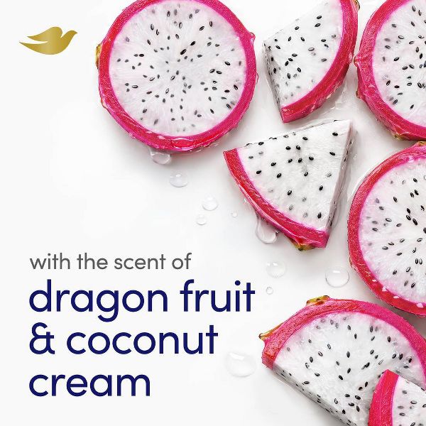 Dove Beauty Replenishing Bar Soaps - Dragon Fruit & Coconut Cream - 15oz/4ct