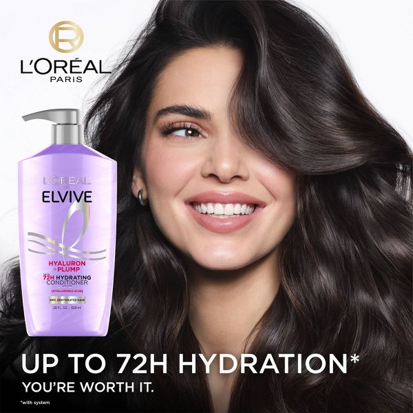 L'Oreal Paris Elvive Hyaluron Hydrating Conditioner Paraben-Free - 13.5 fl oz