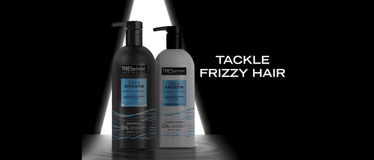 Tresemme Silky & Smooth Anti-Frizz Shampoo For Frizzy Hair - 39 fl oz