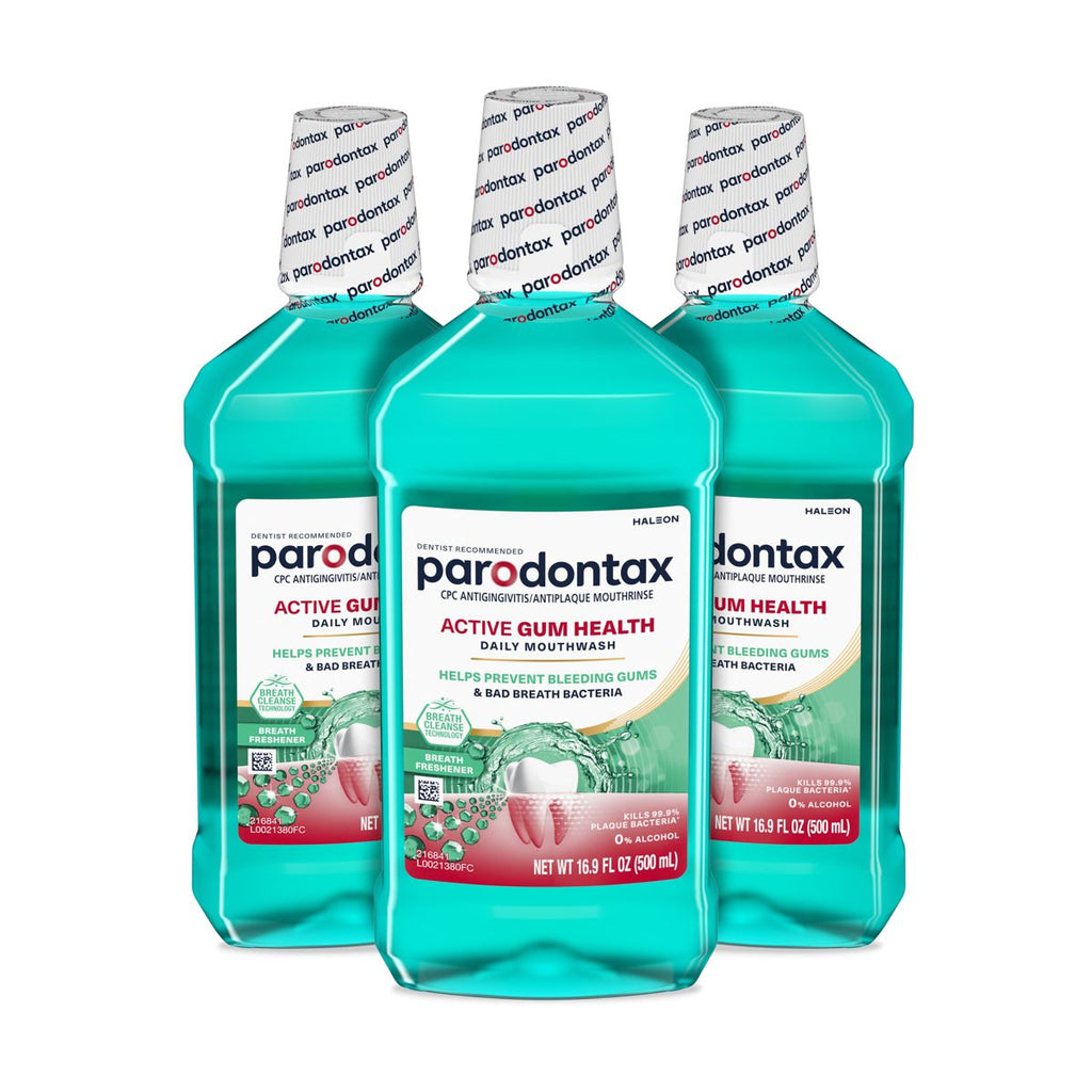 Parodontax Active Gum Health Breath Freshener 500ml/3pk