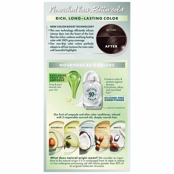 Garnier Nutrisse Nourishing Permanent Hair Color Creme - 40 Dark Brown