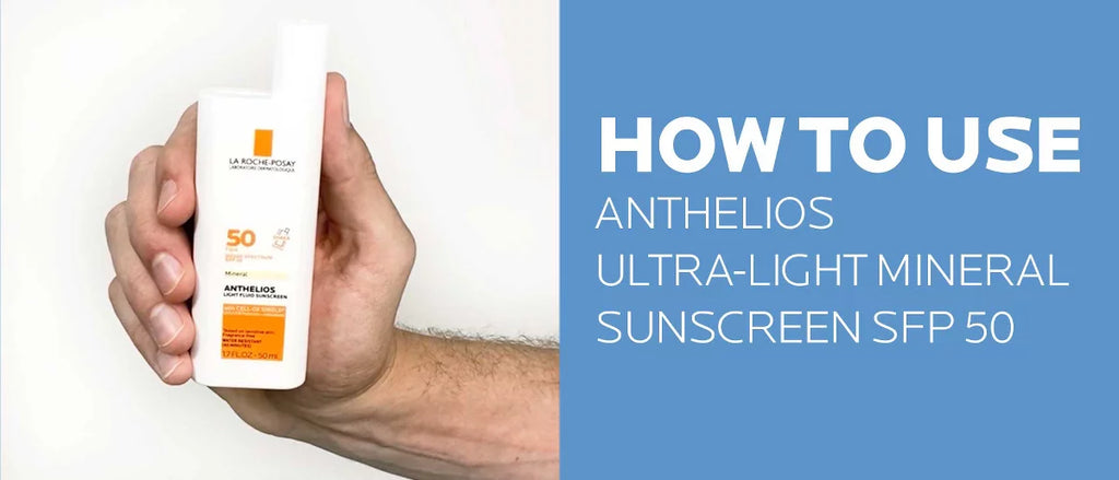 La Roche Posay Anthelios Ultra-Light Fluid Mineral Face Sunscreen with Zinc Oxide – SPF 50 - 1.7 fl oz