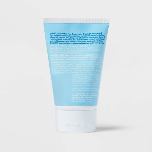 Triple Action Foot Cream - 4oz - up&up™