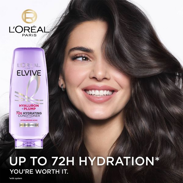 L'Oreal Paris Elvive Hyaluron Hydrating Conditioner Paraben-Free - 13.5 fl oz
