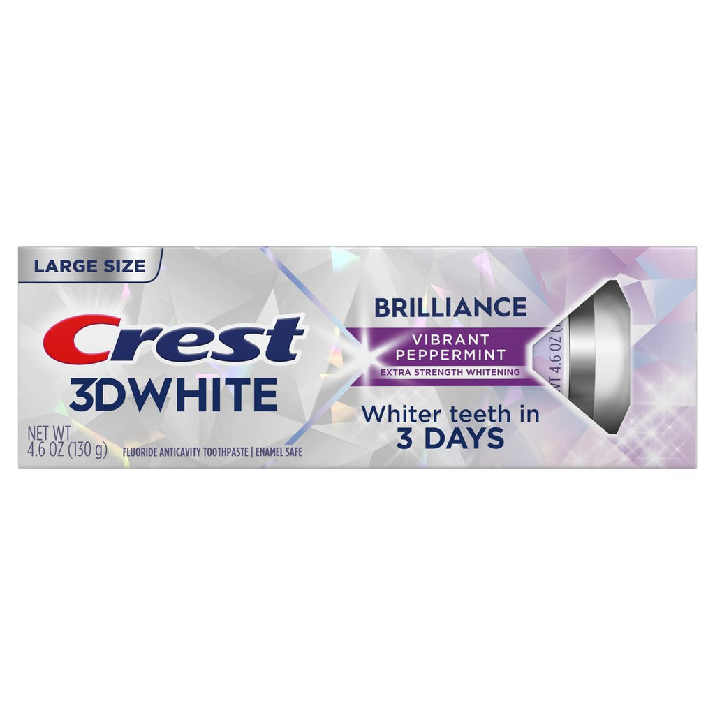 Crest 3D White Brilliance Vibrant Toothpaste - Peppermint - 4.6oz
